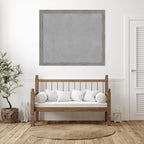 Amanti Art Grey Framed Magnetic Board 45x53 Oversize Vision Board for use with Magnets, 100% Metal Sheet to Display Items as Office Decor or for Home Organization in mudroom, Kitchen or Kids Room
