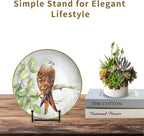 12 Pack 6"Plate Stands for Display,Metal Plate Holders Display Stands Can Be Used for Picture Stands,Book Stands for Display,Plate Display Stands,Easel,Photo Frame Stands,Plaque Stands,Desktop Stand.