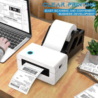 MFLABEL 4x6 Thermal Shipping Labels - 100 Rolls of 250, Perforated & Smudge-Proof Direct Thermal Labels Compatible with Rollo, Zebra, for Amazon UPS FedEx Shopify