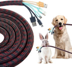 QCSIW Split Cable Sleeve, 3/8 inch 50ft Black Red Braided Wire Loom for Home Cable Management, Pet Chew Protection and DIY Cord Organizer for Desk and Home Theater