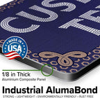 Custom Sign, Custom Street Sign, 11 Font Colors, 13 Font Styles, 4 Hole Options, 22 Sizes, 9x18 Inches, Rust Free DiBound, Fade Resistant, Made in USA by My Sign Center (Fauxsaic 1)