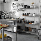 Regal Altair 18" Deep x 42" Wide x 64" Height Wire Shelving Kit | 4-Tier | NSF Commercial Storage Rack Unit