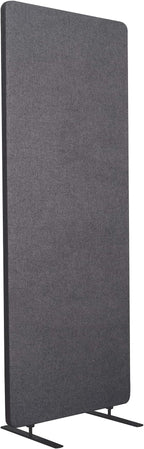 Stand Up Desk Store ReFocus Freestanding Noise Reducing Acoustic Room Wall Divider Office Partition (Ash Gray, 23.6" x 66", Stand-Alone Panel)