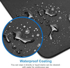 IMAYONDIA Japanese Koi Mouse Pad, Black Gold Gaming Mouse Pad, Anime Mousepad with Non-Slip Rubber Base, Computer Mouse Mat Office Accessories Decor Gift, 9.5 x 7.9 Inch