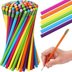 TecUnite 120 Pcs #2 HB Pencils with Eraser No 2 Unsharpened Wooden Hexagonal Pencils for Adults Gifts for School Exam art Learning Office Sketching(Rainbow Colors)