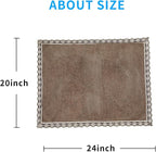 MINJIATEX Couch arm Covers,Non-Slip lace Sofa arm Covers Set of 2 Washable Sofa armrests Covers for Living Room Recliner Chair arm Cover Protectors for Leather Sofa armrest slipcover (HZW-Brown)