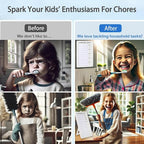 Dry Erase Chore Chart, Standable Whiteboard Checklist Board, Chore Chart for Kids Routine Chart with a Pen (Standable)