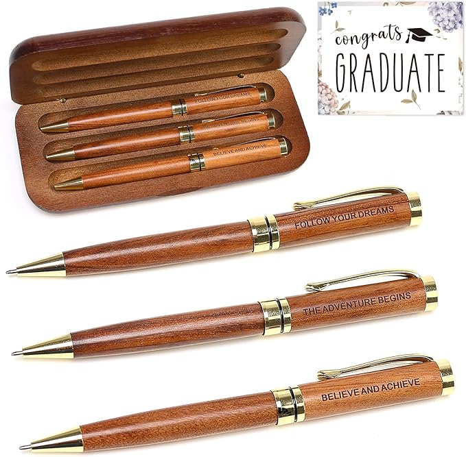Middle High School College Graduation Gifts for Her Him, Cool Pens Elementary School Masters Degree Graduation Gift for Women Men Class of 2025, 5th 6th 8th Grade Present Graduate Girl Grad Gifts
