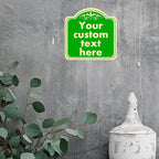 personalized metal sign, Custom Indoor/Outdoor Decorative Sign，Aluminum Weatherproof Metal Sign Multiple Sizes, Customize for Office, Business, Workplace, office, Home, Delivery Signs