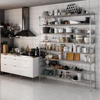 Regal Altair 14" Deep x 72" Wide x 86" Height Wire Shelving Kit | 8-Tier | NSF Commercial Storage Rack Unit
