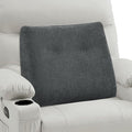 TANYOO Back Support Pillow for Recliner Soft Dual Layer Lumbar Support Pillow with Memory Foam Shreds Ergonomic Orthopedic Couch Back Cushions for Elderly Lower Back Pain Relief Dark Grey