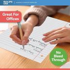 Loose Leaf Paper College Ruled Notebook Paper College Ruled Lined Writing Filler Paper 10.5” x 8” 3600 Sheets 150 Sheets Per Pack 60 gsm (24 Pack)