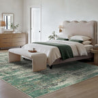 GENIMO 8x10 Area Rugs, Modern Living Room Rugs, Large Machine Washable Rug Non-Slip, Soft Pet Friendly Rugs for Bedroom, Playroom, Dining Room, Sage Green