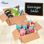 Perco Dark Blue 1-Inch Round Circle Dot Sticker Labels with Easy Peel Perforation - 1,000 Labels per Roll - Strong Adhesion, Vibrant Colors for Organizing, Crafting & More - Made in USA