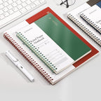 EMSHOI Lined Journal Spiral Notebook 7.48" x 10.15" - 3 Pack 480 Pages 100gsm Thick Paper, B5 Large Notebooks College Ruled, Plastic Hardcover Journals for Writing Women Men Work School Supplies