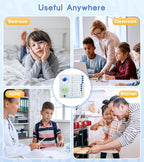 3-in-1 Visual Timer Task Timer with Chore Chart Board, ADHD Tool for Kids Adults Visual Schedule for Kids with Autism, Daily Checklist for Home, School, Classroom, Desk, Chore Chart