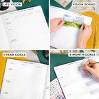 Clever Fox Planner Pro Premium – Luxurious Weekly & Monthly Planner with Budget Organizer for Productivity & Goals, Undated, A4 (Purple)