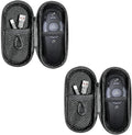 [2 Units] Presentation Clicker with 2 Cases Storage: PowerPoint Wireless Presenter Remote: USB Type C Rechargeable Red Laser Pointer Clickers Computer Project Mac PPT Slideshow Google Slide Advancer