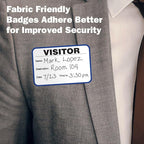 Threshold Tab-Expiring Visitor Badge Sign-in Book (500 Badges) | Name Tag Stickers | Hospital, Office & Secretary Supplies | School Visitor Passes | Visiting Tag for Hospital | Expiring Badges