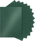 Silunkia 120 Sheets Dark Green Shimmer Cardstock 8.5 x 11 Metallic Paper, 92lb Heavyweight Craft Paper Card Stock for Christmas, Birthday Decorations, DIY Cards Making, Invitations