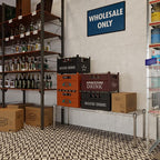 Regal Altair 14" Deep x 48" Wide x 14" Height Wire Shelving Kit | 1-Tier | NSF Commercial Storage Rack Unit