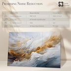 Soon Global Acoustical Wall Panels, 72 X 48 Inches Art Acoustic Panels, Decorative Acoustic Panels, Acoustic Wall Panels, Sound Absorbing Wall Art, Whispers of Serenity