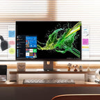 Monitor Memo Board - Multifunction Computer Transparent Side Panel Creative Desktop Easy to Use Suitable for Home Office Left and Right (2pcs)