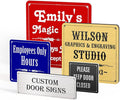Custom Office Door Signs - Personalized Name Plates for Doors - Professional Office Signs - Square