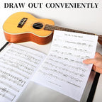 Music Folder Sheet Music Folders Binder 12 Pack Music Choral Storage Holder Band Folder (12)