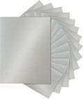 Silunkia 120 Sheets Shimmer Silver Cardstock 8.5 x 11 Craft Paper, 250gsm/92lb Heavyweight Certificate Paper Card Stock for DIY Card Making, Wedding Invitations, Thank You Cards, Business Cards