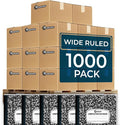 Rosmonde 1000 Pack (Pallet) Composition Notebooks Bulk, Wide Ruled, Pallet of Notebooks, 200 Pages (100 Sheets), 9-3/4 x 7-1/2, Bulk Notebooks for School, Bulk Office Notebooks, 4-7 Days Transit