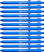 Amazon Basics Retractable Ballpoint Pens, Smooth Writing, Blue, 12-Pack