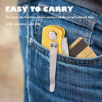 REXBETI Folding Pocket Utility Knife Quick-change SK5 Box Cutter for Cartons, Cardboard and Boxes, Back-lock Mechanism with 10 Extra Blades (12 folding utility knife)