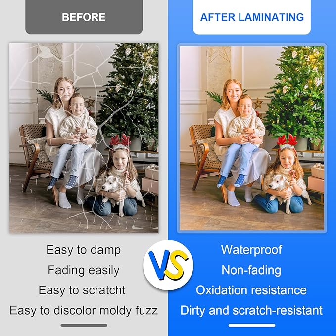 600 Pack Laminating Sheets, 3 Mil, 9 x 11.5 Inches Thermal Laminating Pouches Lamination Sheet Paper for Laminator, Clear, Letter Size, Office and School Supplies