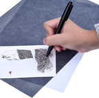 Outus 30 Pack Carbon Papers for Tracing, Graphite Carbon Copy Tracing Paper for Canvas Wood (30 Pack, 8.5 x 11 Inches)