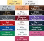 Office Desk Name Plate or Wall/Door Sign - 2x8 or 2x10 - Laser Engraved Sign - CUSTOMIZE. Holder available. Available in 21 colors and 17 fonts. Great gift idea - 4 Tags
