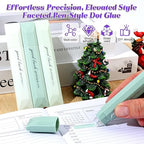 4Pcs Double Sided Tape Pens, 2025 New Multipurpose Double Sided Tape Roller for Scrapbooking, Gift Wrapping, Photo Mounting (Purple)