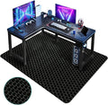 Vicwe Office Chair Mat for Hardwood Floor, 63" x 51" Large Chair Mat, Gaming Chair Mats for Hardwood, Easy Glide for Chairs, Multi-Purpose Floor Protector Desk Chair Mats for Home Office