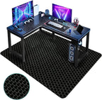 Vicwe Office Chair Mat for Hardwood Floor, 63" x 51" Large Chair Mat, Gaming Chair Mats for Hardwood, Easy Glide for Chairs, Multi-Purpose Floor Protector Desk Chair Mats for Home Office