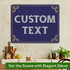 Custom Sign, Custom Street Sign, 11 Font Colors, 13 Font Styles, 4 Hole Options, 22 Sizes, 24x30 Inches, Rust Free DiBound, Fade Resistant, Made in USA by My Sign Center (Fauxsaic 1)