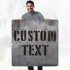 Custom Sign, Custom Street Sign, 11 Font Colors, 13 Font Styles, 4 Hole Options, 22 Sizes, 36x36 Inches, Rust Free DiBound, Fade Resistant, Made in USA by My Sign Center (Grunge Metal)