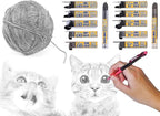 June Gold 820 Pieces, 0.3 mm HB #2 Lead Refills, 205 Pieces Per Dispenser, Extra Fine Thickness, Break Resistant Lead/Graphite (Pack of 4 Dispensers)