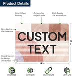 Custom Sign, Custom Street Sign, 11 Font Colors, 13 Font Styles, 4 Hole Options, 22 Sizes, 10x14 Inches, Rust Free DiBound, Fade Resistant, Made in USA by My Sign Center (Mid-Century Modern 1)