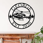 Personalized Metal Airplane Wall Art, Airplane Name Sign, Customized Pilot Name Sign, Airplane Hangar Sign Decor, Aviation Home Office Decor, Large Outdoor Decor, Pilot Gifts, Aircraft Lovers Gift