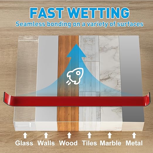 EMITEVER Double Sided Tape Heavy Duty, Tesa Adhesive Mounting Tape Waterproof, 0.59IN x 27FT Strong Acrylic Foam Tape for Walls, Automotive, Home Office Decor