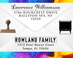Address Stamp | Custom Address Stamper | Personalized | Self-Inking Return Address Mail | 3 Lines | Wedding | Custom Address Stamper | (House Warming Gift)