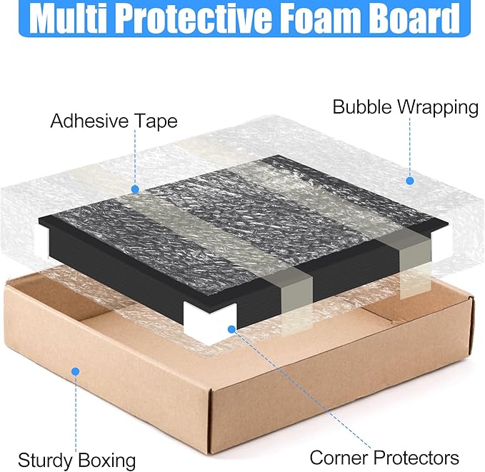 ToLanbbt 12 Pack Black Foam Board, 16 x 20 x 3/16" Thick Foam Core Acid Free Poster Foamboard for Art Craft Projects, Painting, Displaying, Signage, Wedding, School