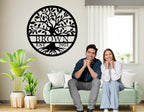 Personalized Tree of Life Metal Sign, Personalized Last Name Signs, Custom Name Signs, Tree of Life Wall Decor, Family Wall Décor