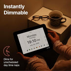 American Lifetime New 2026 Dementia Clock Large Digital Clock for Seniors, Alzeimer Clock Large Display with Custom Alarms, Clock with Day & Date for Elderly, Digital Calendar Premium Black Pro