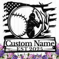 Personalized Softball Metal Sign, Custom Softball Signs Wall Art, Custom Name Sign for Player, Girls Room Decor, Sports Wall Decor, Gift for Girls, Team, Mother, Wife, Daughter